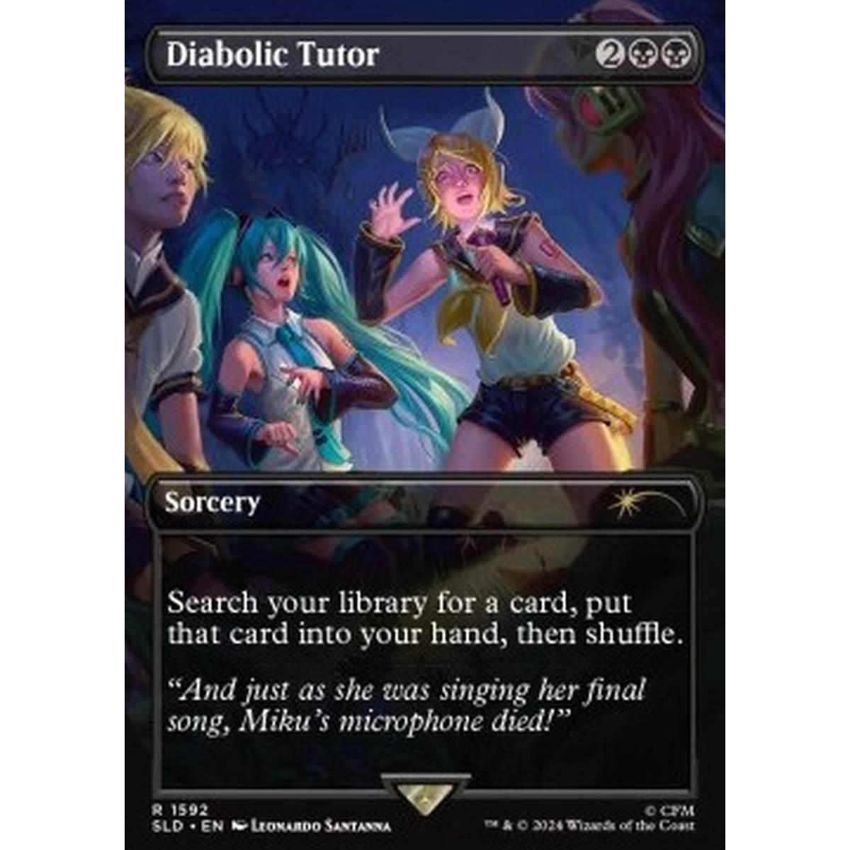Diabolic Tutor - é­€§ã®¤è€ - [SLDSM4][NM] [Foil]