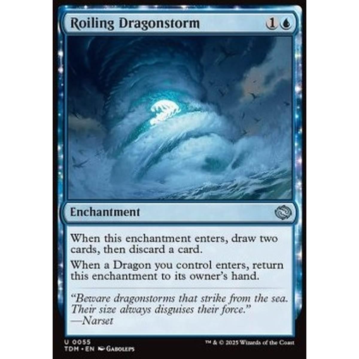 Roiling Dragonstorm - Roiling Dragonstorm - [TDM][NM] [Foil]