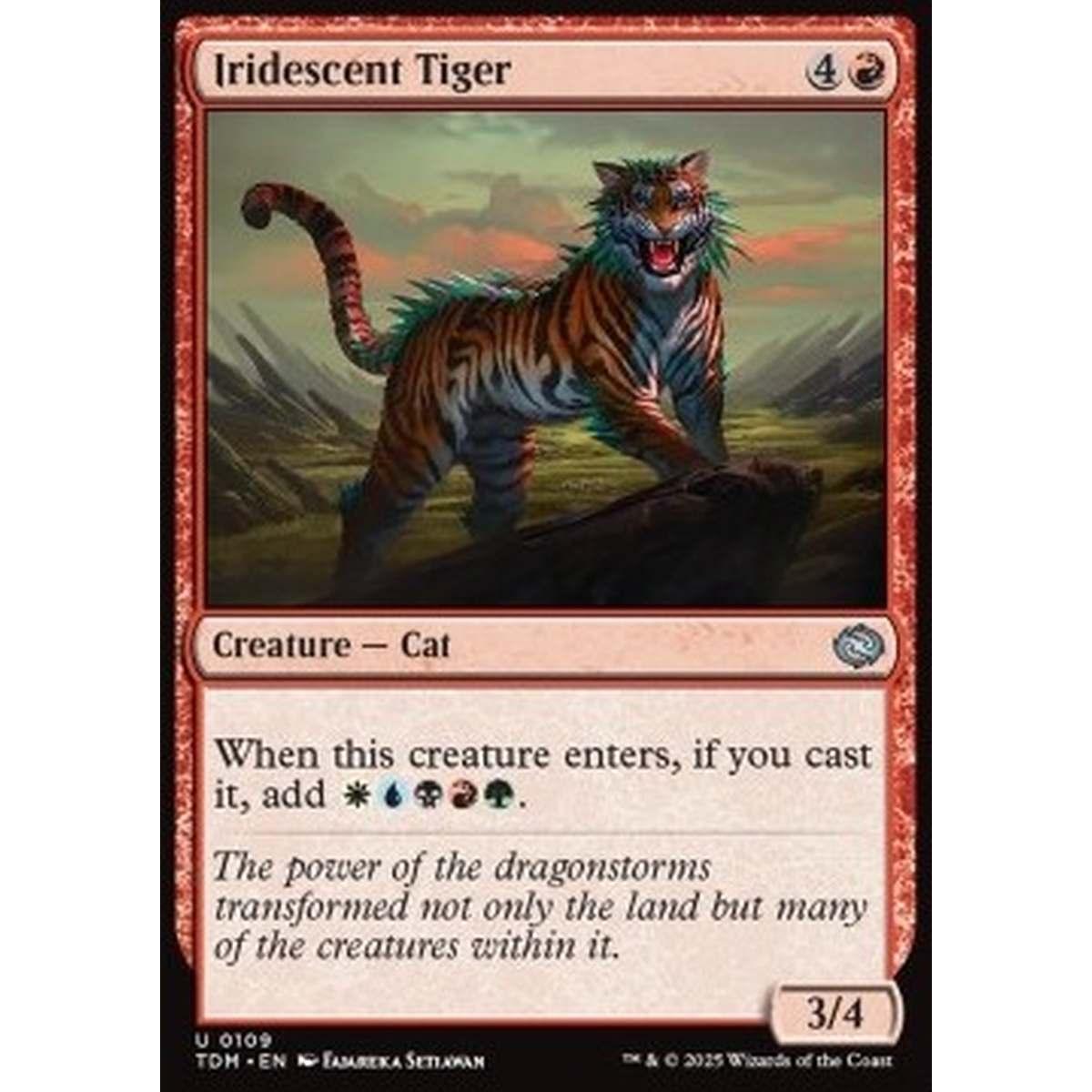 Iridescent Tiger - Iridescent Tiger - [TDM][NM] [Foil]