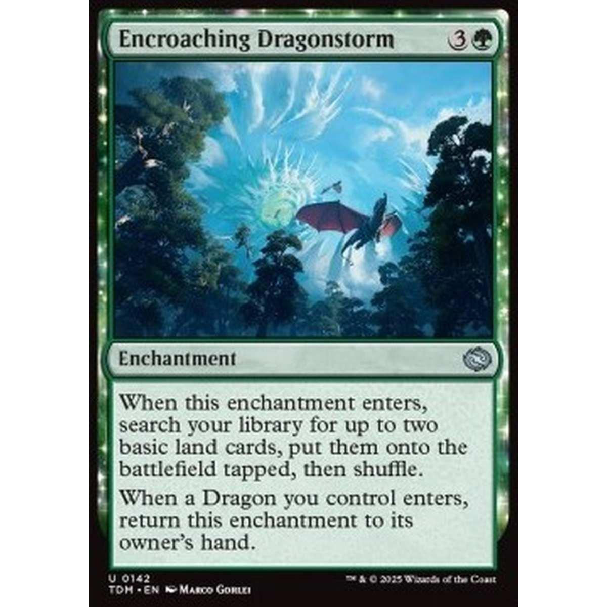 Encroaching Dragonstorm - Encroaching Dragonstorm - [TDM][NM] [Foil]