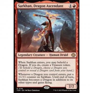 Sarkhan, Dragon Ascendant - Sarkhan, Dragon Ascendant - [TDM][NM] [Foil]