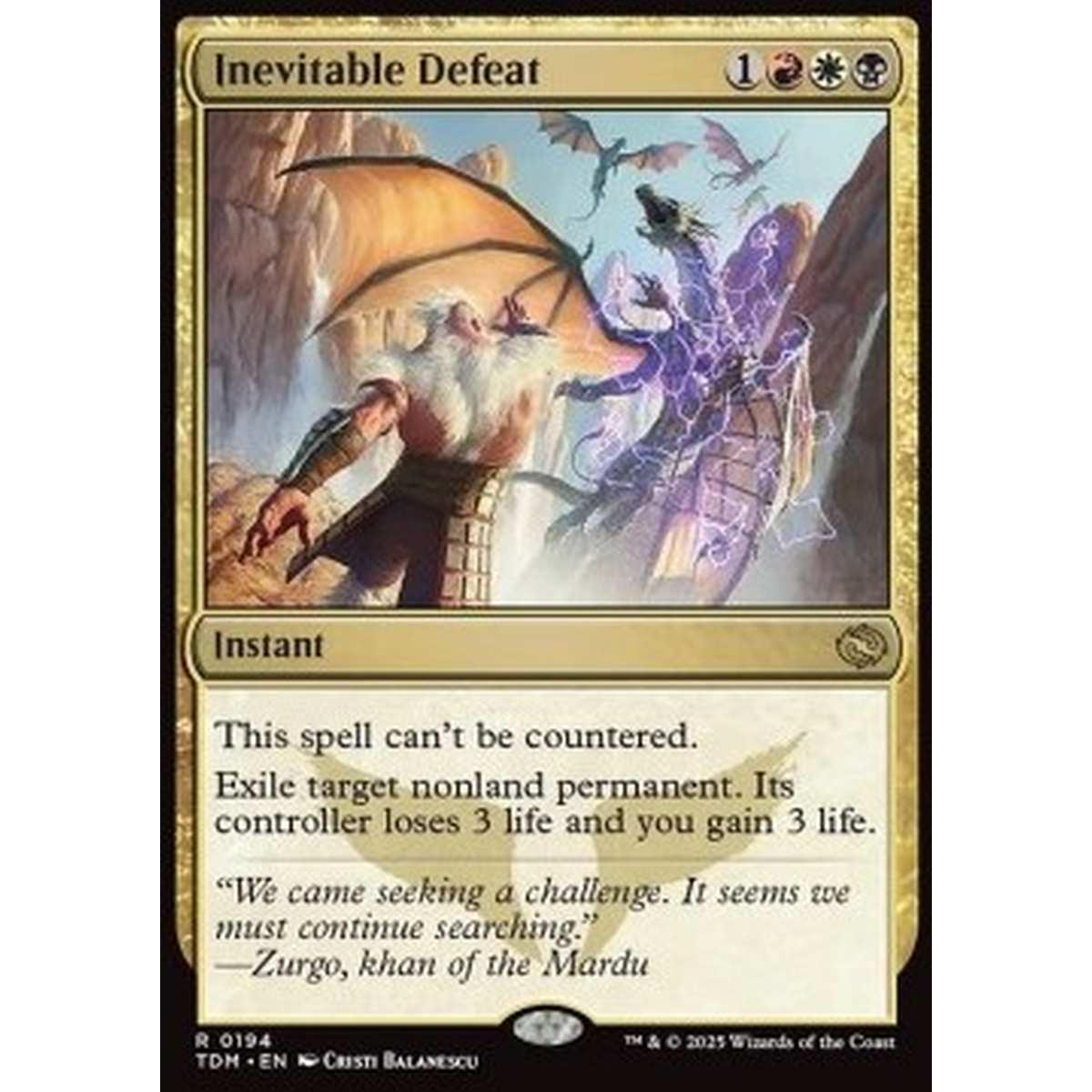 Inevitable Defeat - Inevitable Defeat - [TDM][NM] [Foil]