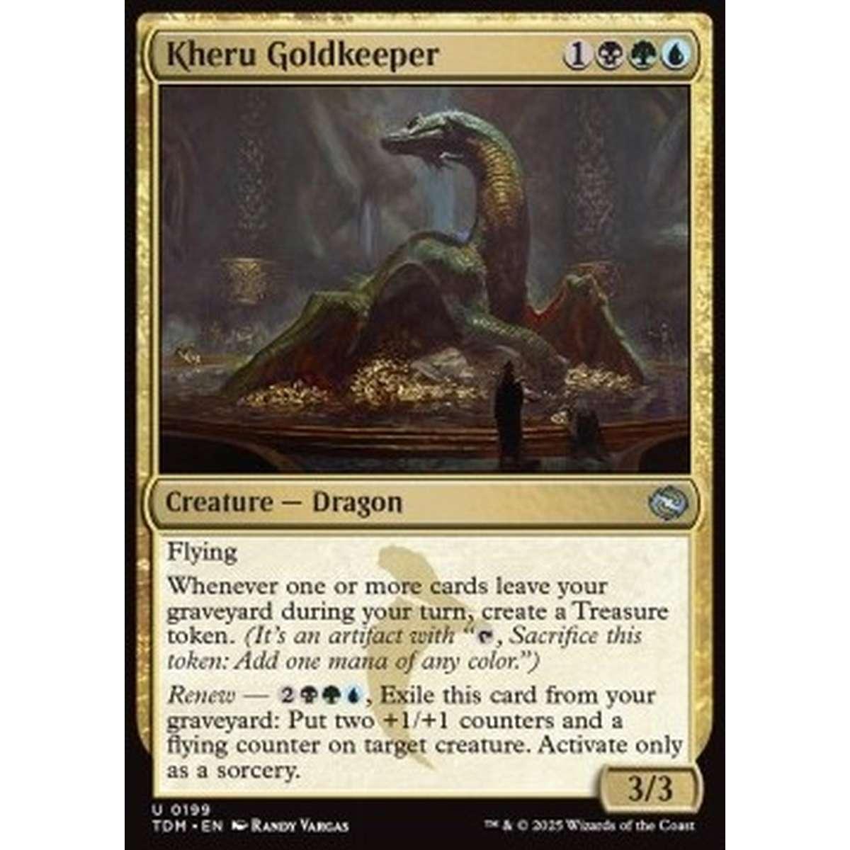 Kheru Goldkeeper - Kheru Goldkeeper - [TDM][NM] [Foil]