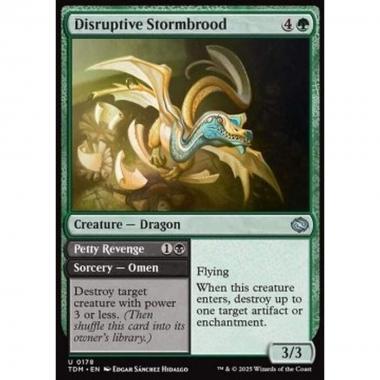 Disruptive Stormbrood // Petty Revenge - Disruptive Stormbrood // Petty Revenge - [TDM][NM] [Foil]