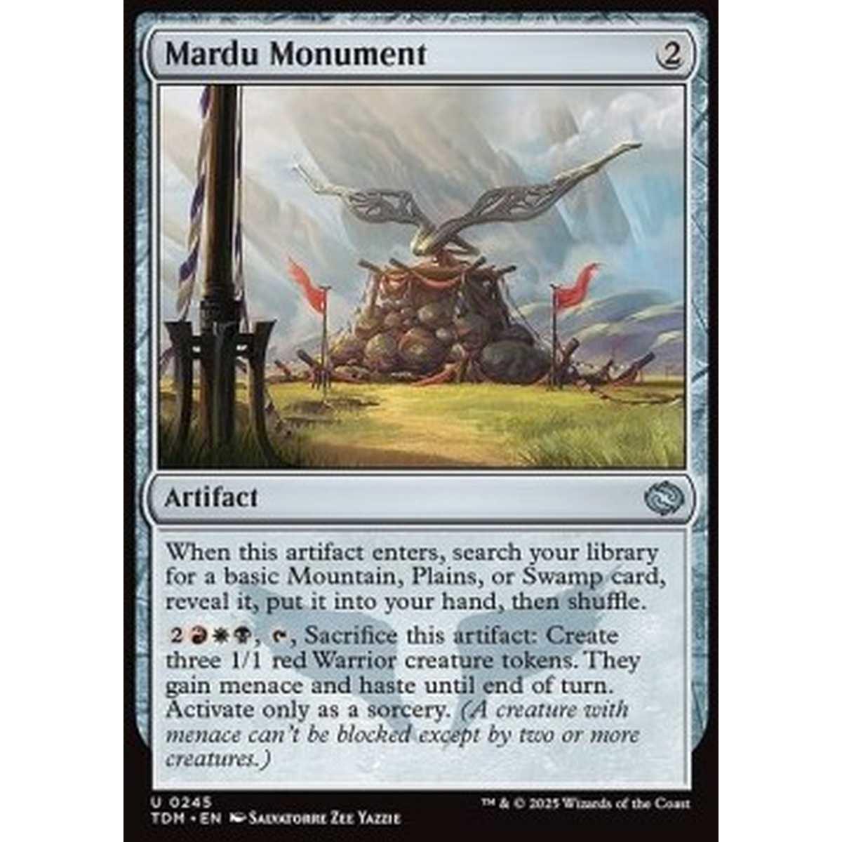Mardu Monument - Mardu Monument - [TDM][NM] [Foil]
