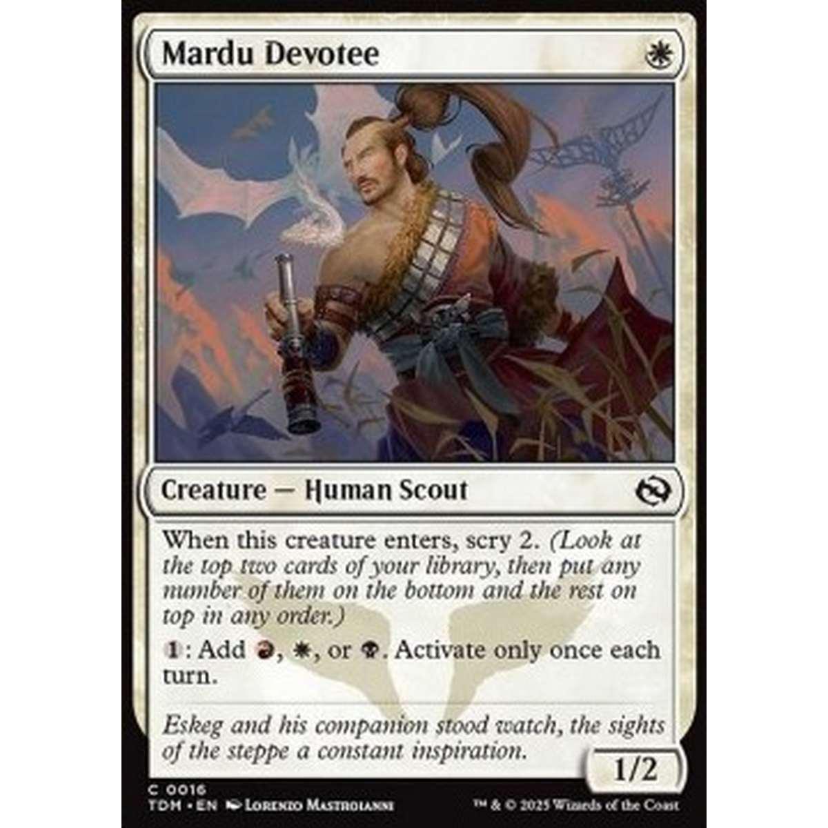 Mardu Devotee - Mardu Devotee - [TDM][NM] [Foil]