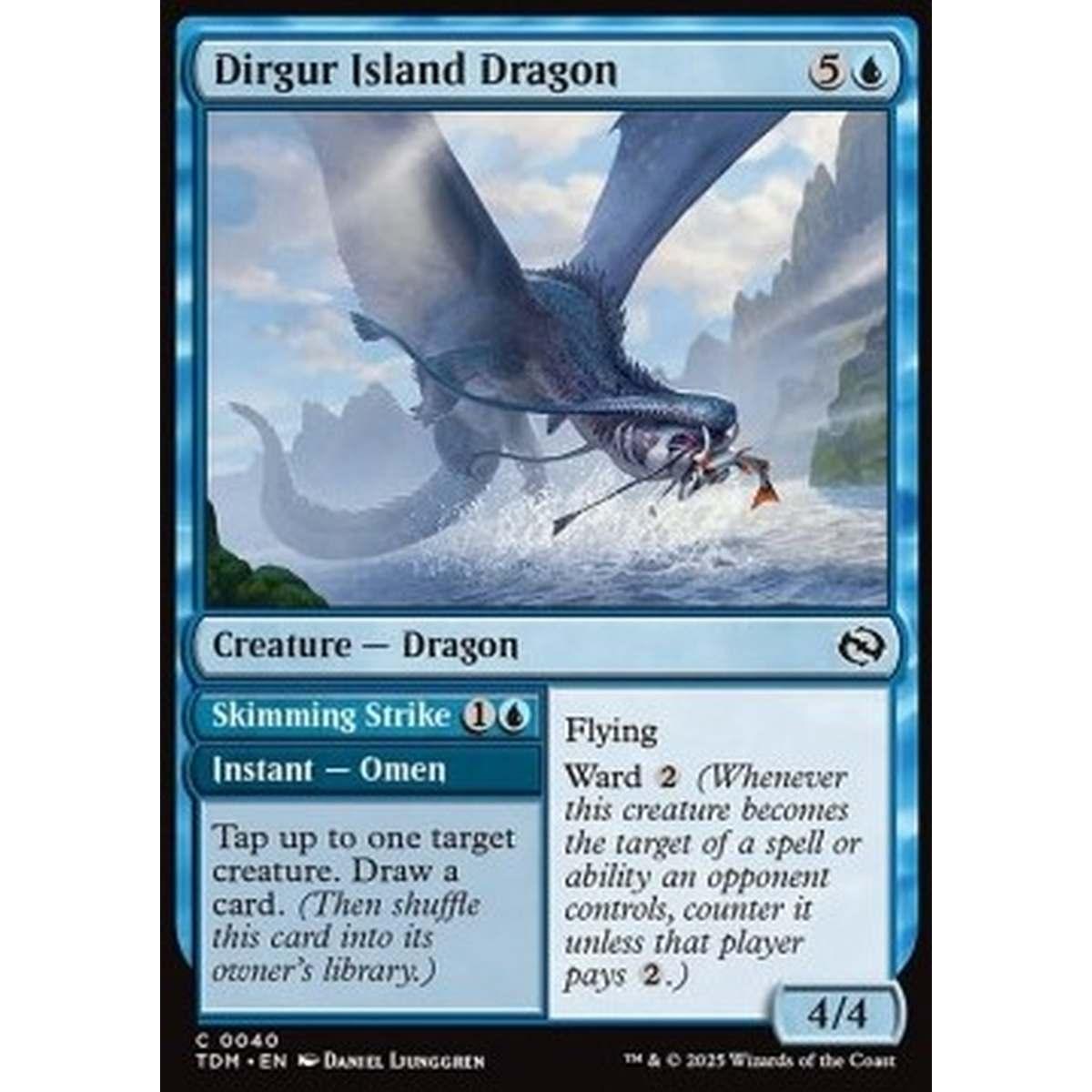 Dirgur Island Dragon // Skimming Strike - Dirgur Island Dragon // Skimming Strike - [TDM][NM] [Foil]