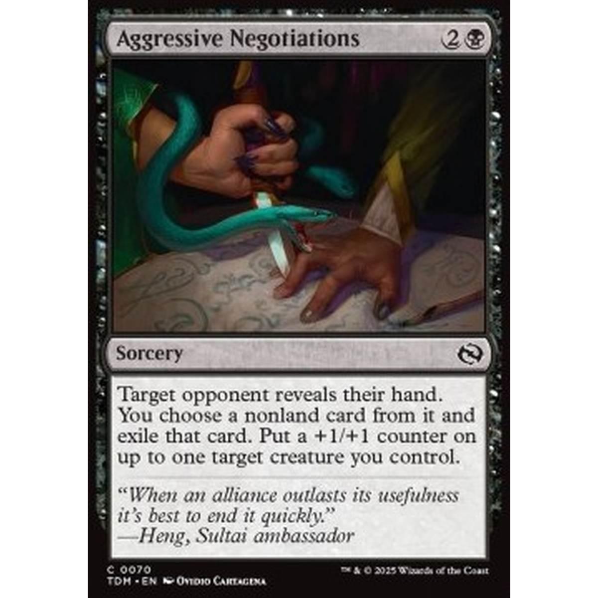 Aggressive Negotiations - Aggressive Negotiations - [TDM][NM] [Foil]
