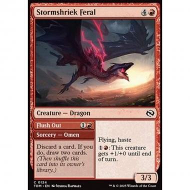 Stormshriek Feral // Flush Out - Stormshriek Feral // Flush Out - [TDM][NM] [Foil]
