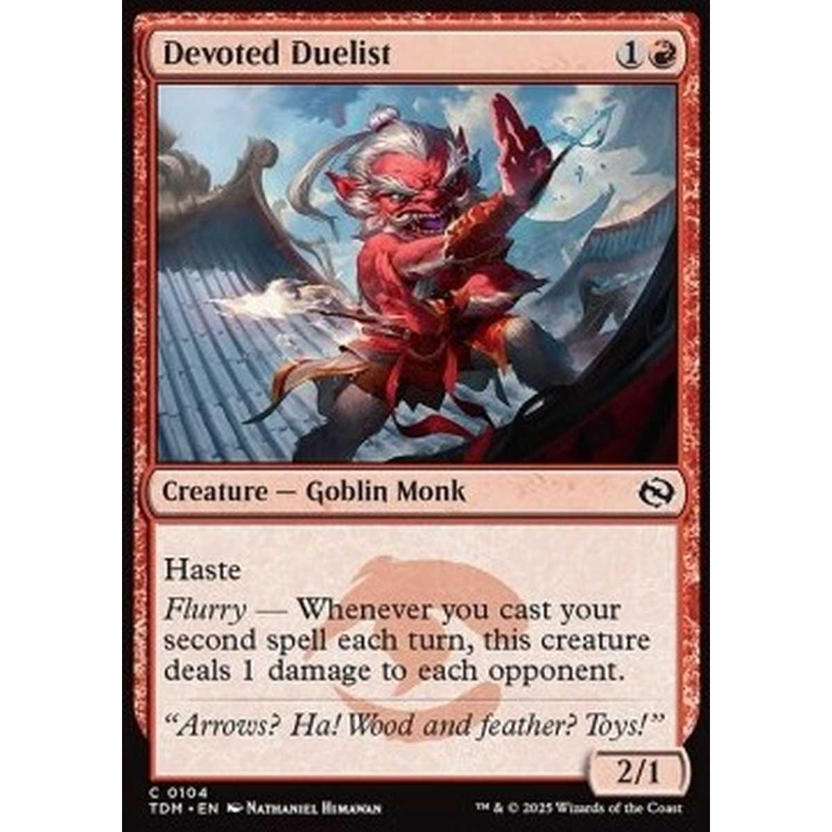 Devoted Duelist - Devoted Duelist - [TDM][NM] [Foil]