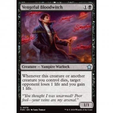 Vengeful Bloodwitch - Vengeful Bloodwitch - [FDN][NM] [Foil]