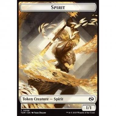 Spirit Token (W 1/1) // Spirit Token (W 2/2) - Spirit Token (W 1/1) // Spirit Token (W 2/2) - [TTDM][NM] [Foil]