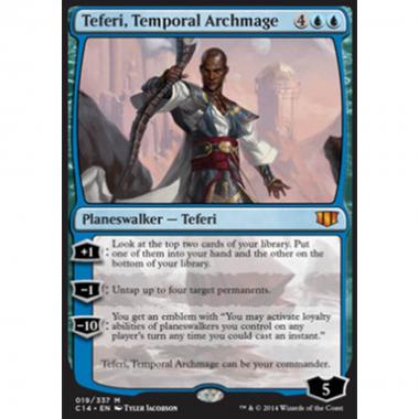 Teferi, Temporal Archmage (V.1) - Teferi, Temporal Archmage (V.1) - [C14][NM]