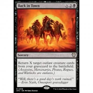 Back in Town - Back in Town - [OTC][NM]