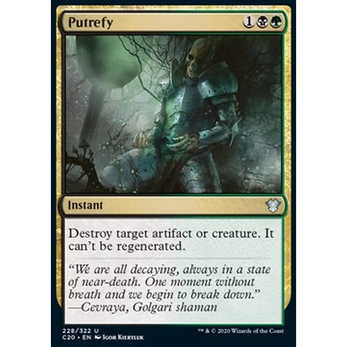 Putrefy - Putrificare - [C20][NM]