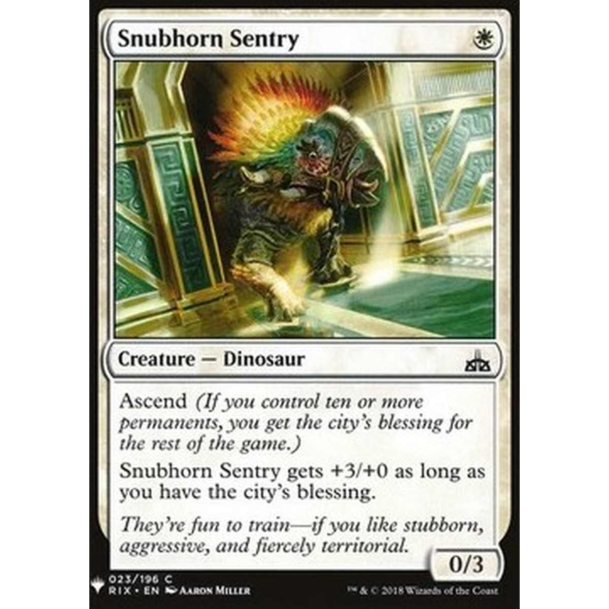 Snubhorn Sentry - Snubhorn Sentry - [MYS][NM]