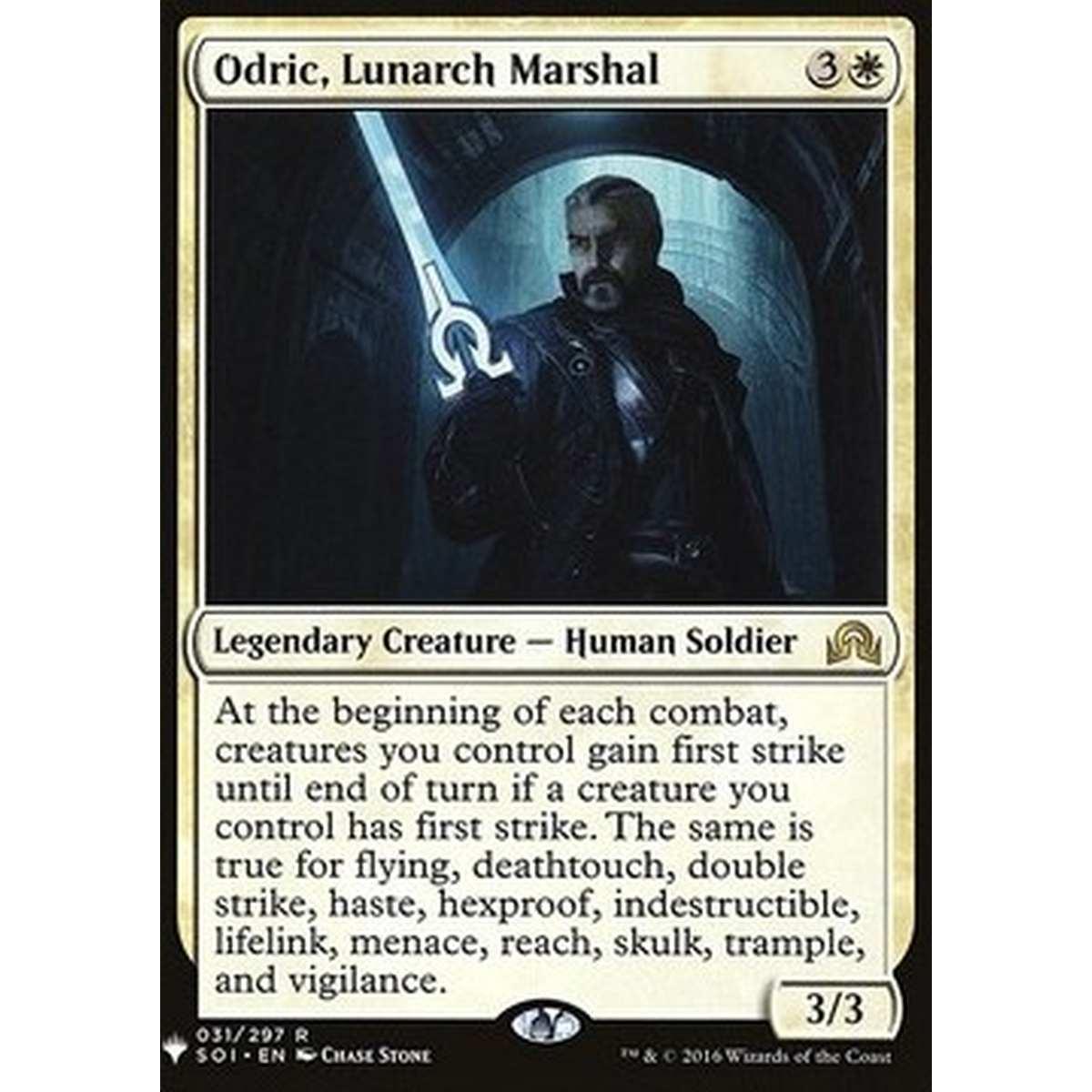 Odric, Lunarch Marshal - Odric, Lunarch Marshal - [MYS][NM]