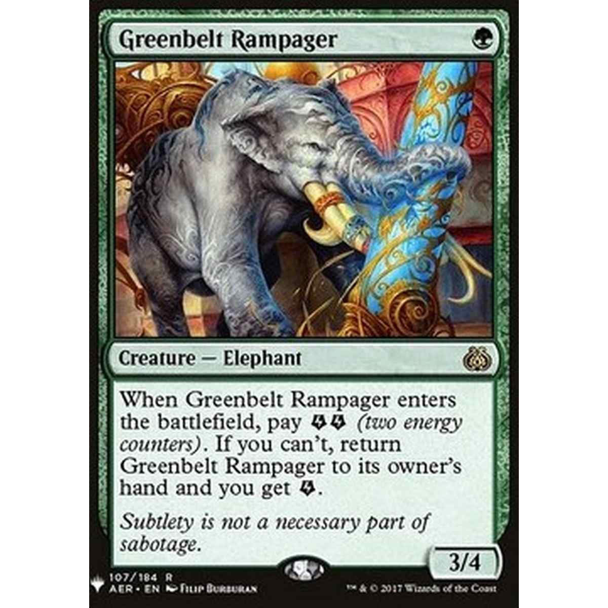 Greenbelt Rampager - Greenbelt Rampager - [MYS][NM]