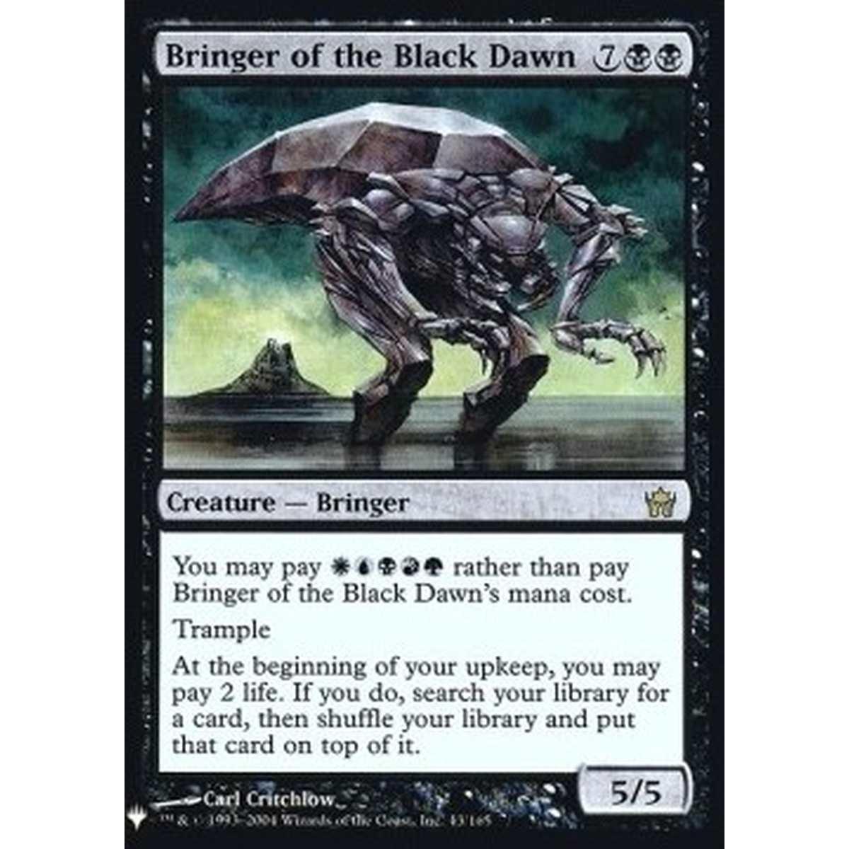 Bringer of the Black Dawn - Bringer of the Black Dawn - [MYS][NM] [Foil]