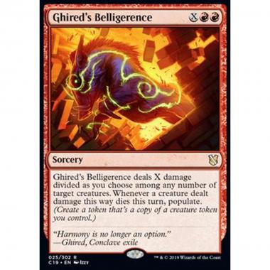 Ghired's Belligerence - Belligeranza di Ghired - [C19][NM]
