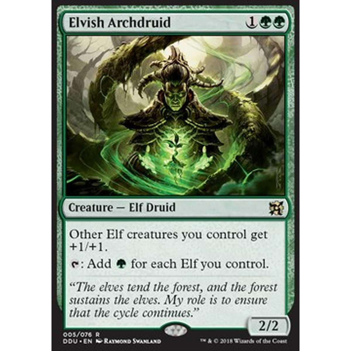 Elvish Archdruid - Elvish Archdruid - [DDU][NM]