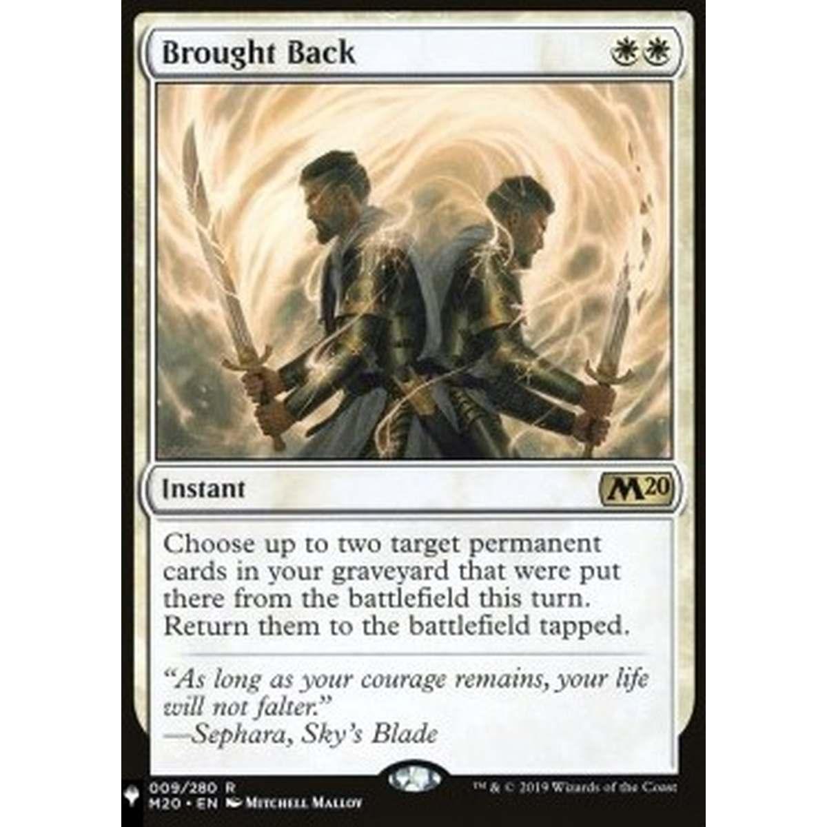 Brought Back - Brought Back - [ZNL][NM]