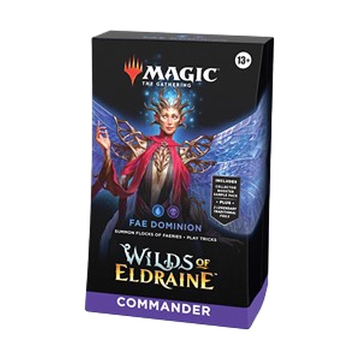 Commander: Wilds of Eldraine: ""Fae Dominion"" Commander Deck - Commander: Le Terre Selvagge di Eldraine: ""Fae Dominion"" Commander Deck - [Sealed]