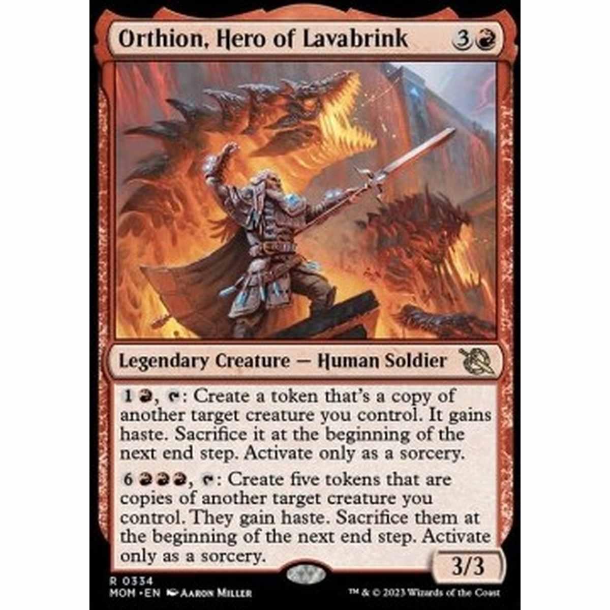 Orthion, Hero of Lavabrink (V.1) - Orthion, Hero of Lavabrink (V.1) - [XMOM][NM]