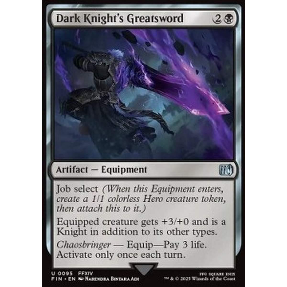 Dark Knight's Greatsword - Dark Knight's Greatsword - [FIN][NM]