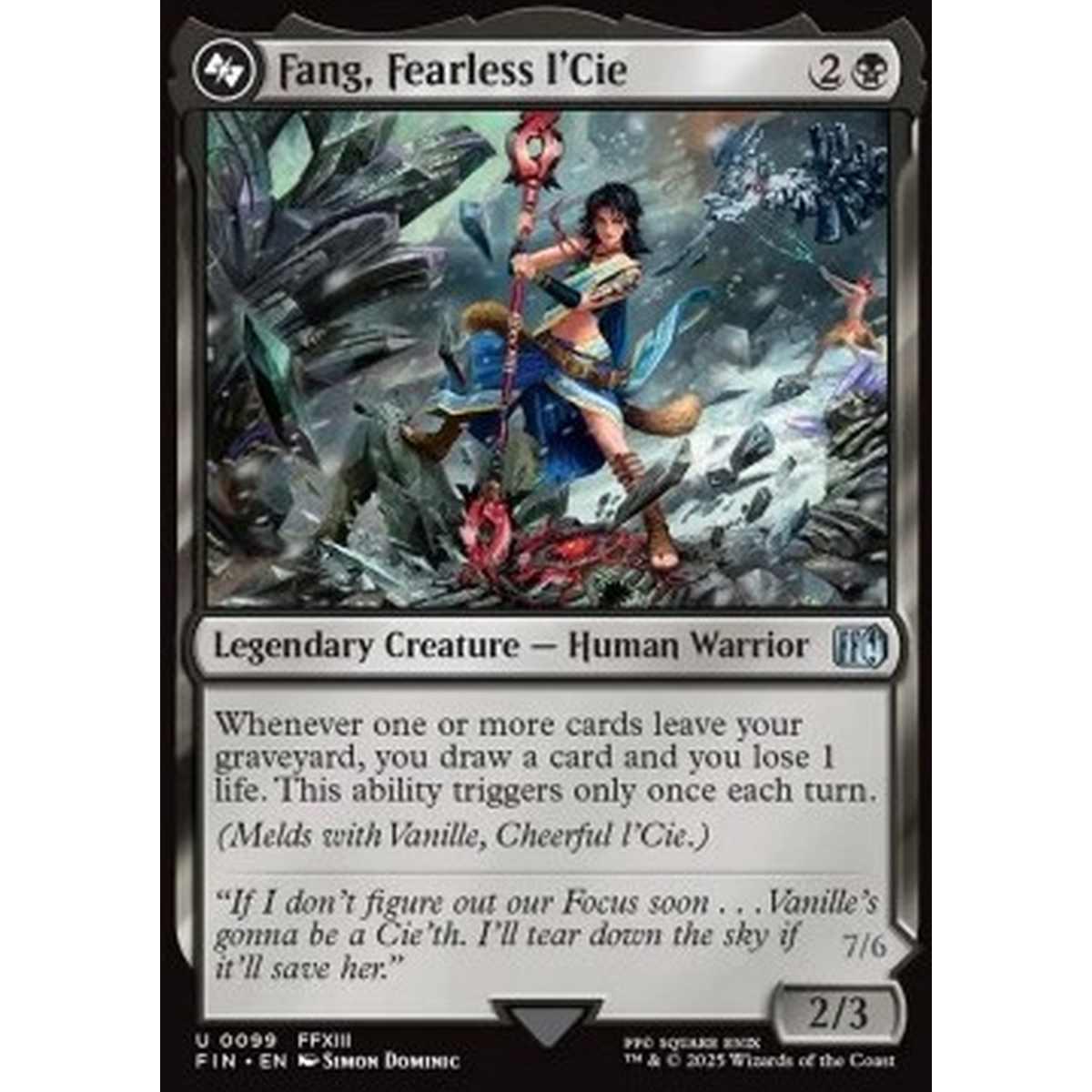 Fang, Fearless l'Cie // Ragnarok, Divine Deliverance - Fang, Fearless l'Cie // Ragnarok, Divine Deliverance - [FIN][NM]