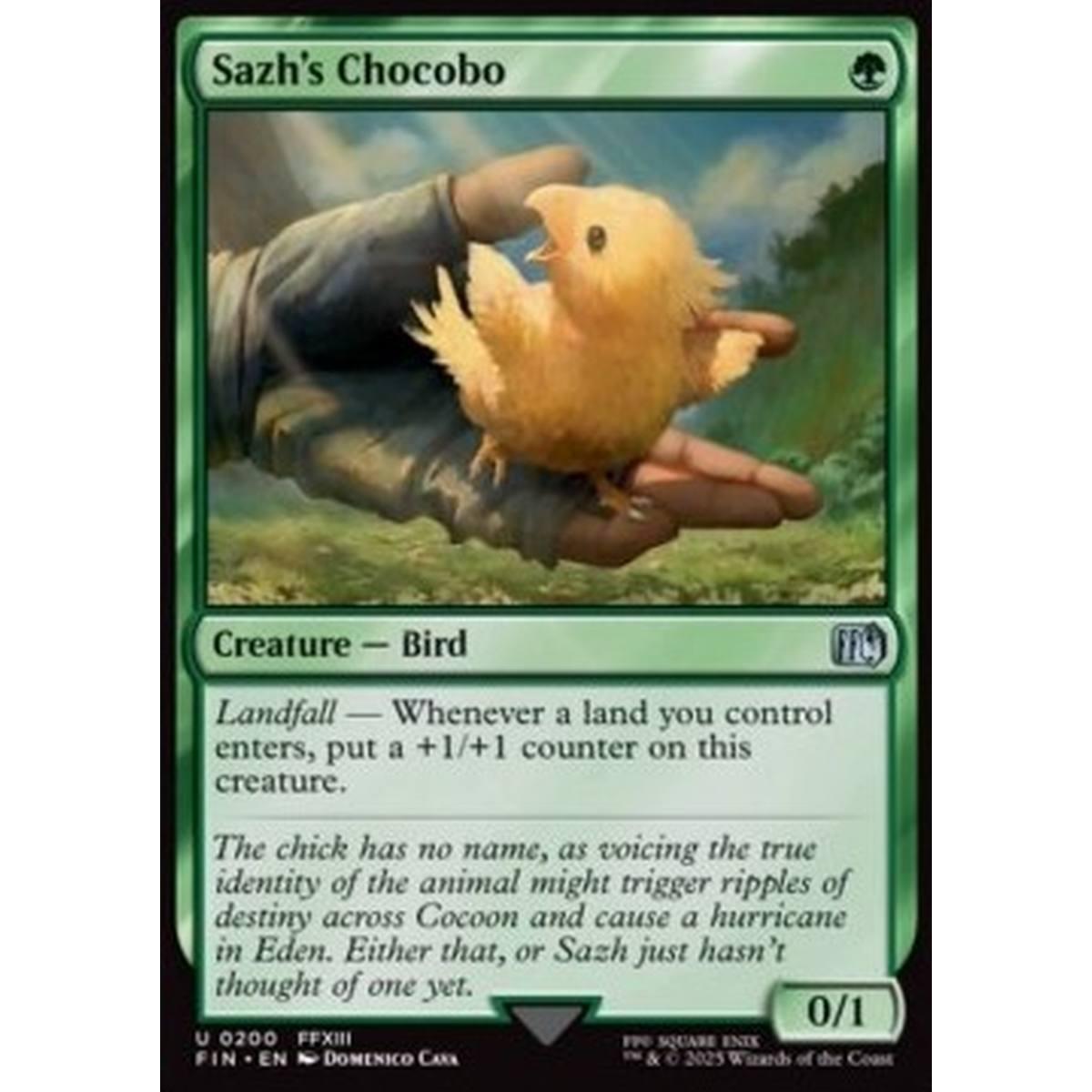 Sazh's Chocobo - Sazh's Chocobo - [FIN][NM]