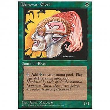 Llanowar Elves - Llanowar Elves - [4ED][EX]
