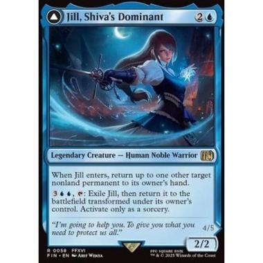 Jill, Shiva's Dominant // Shiva, Warden of Ice - Jill, Shiva's Dominant // Shiva, Warden of Ice - [FIN][NM]