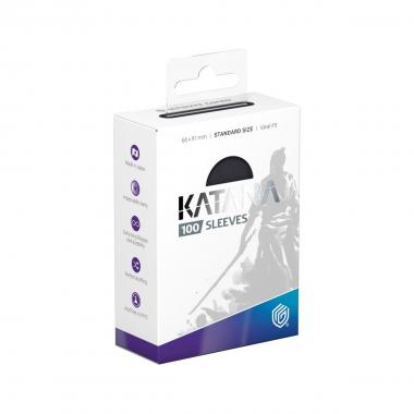 Katana 100 Sleeves - Obsidian Shard