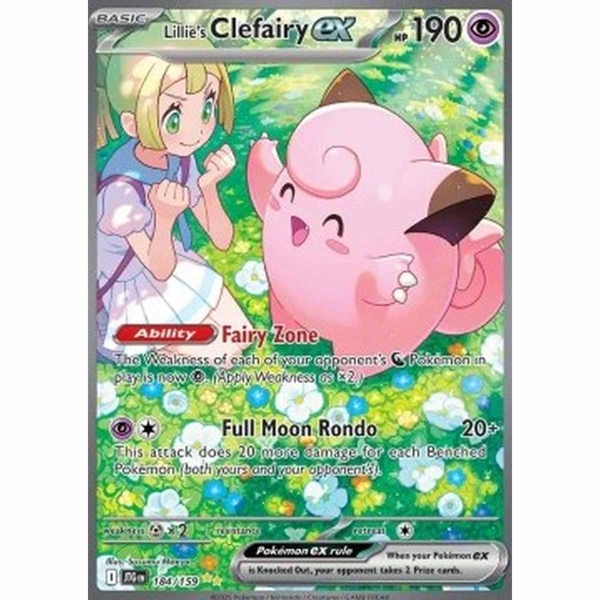 Lillie's Clefairy ex  - Clefairy ex de Lylia  - [JTG][NM]