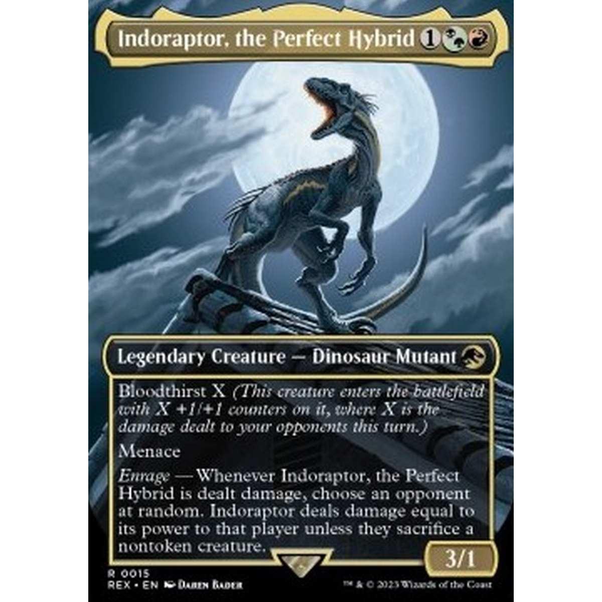 Indoraptor, the Perfect Hybrid (V.1) - Indoraptor, the Perfect Hybrid (V.1) - [REX][EX]