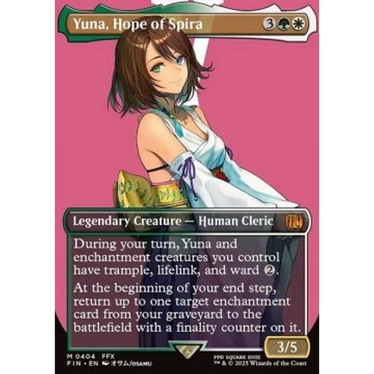 Yuna, Hope of Spira (V.1) - Yuna, Hope of Spira (V.1) - [XFIN][NM]