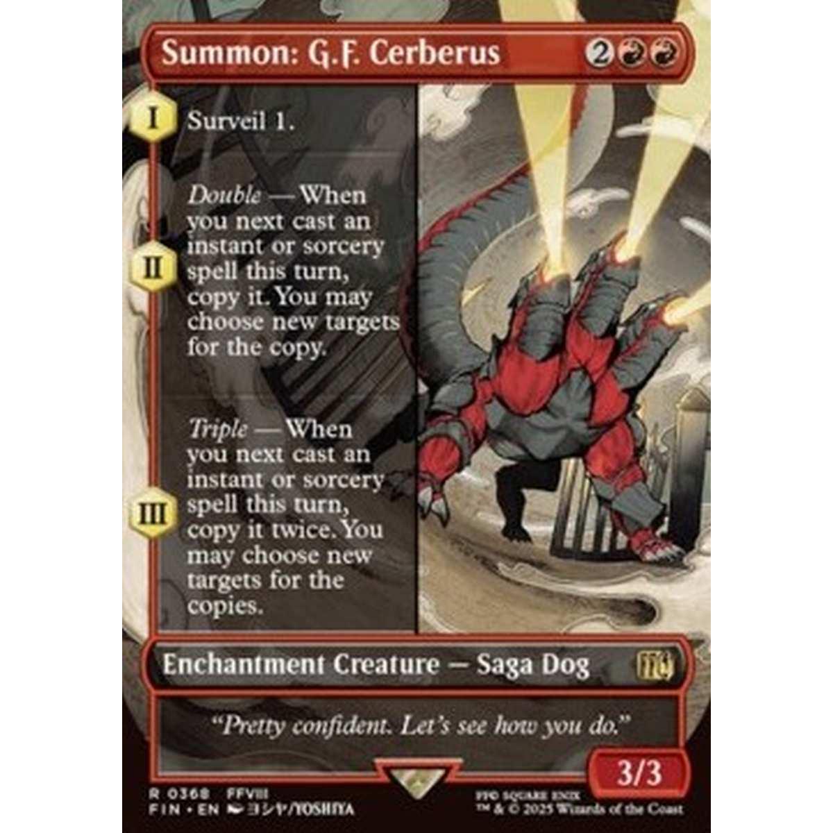 Summon: G.F. Cerberus - Summon: G.F. Cerberus - [XFIN][NM]