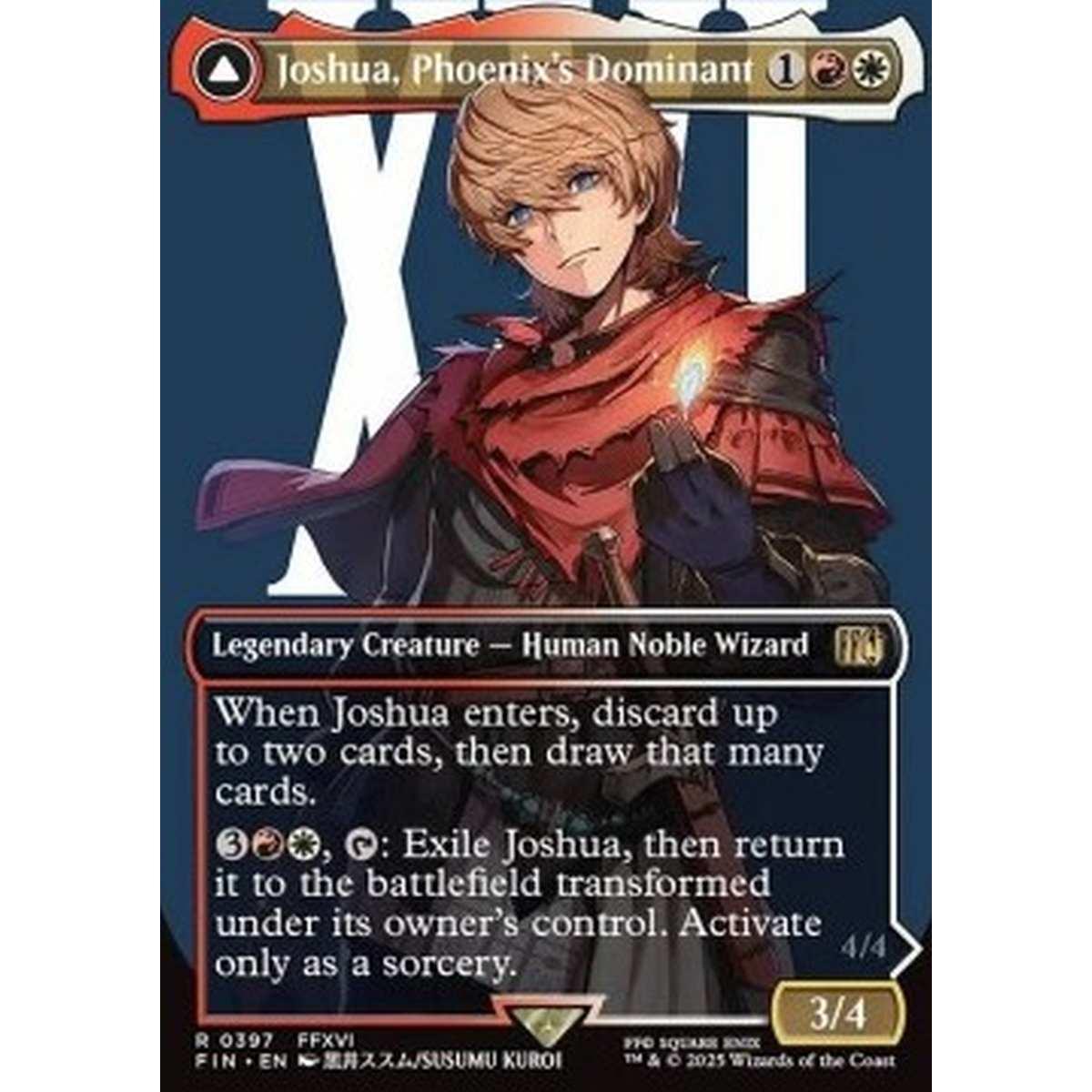 Joshua, Phoenix's Dominant // Phoenix, Warden of Fire (V.1) - Joshua, Phoenix's Dominant // Phoenix, Warden of Fire (V.1) - [XFIN][NM]