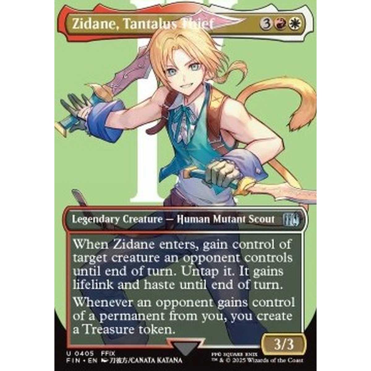 Zidane, Tantalus Thief (V.1) - Zidane, Tantalus Thief (V.1) - [XFIN][NM]