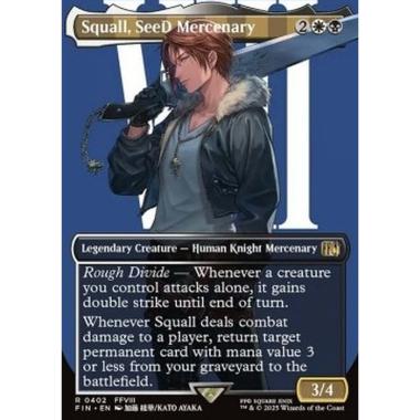 Squall, SeeD Mercenary (V.1) - Squall, SeeD Mercenary (V.1) - [XFIN][NM] [Foil]