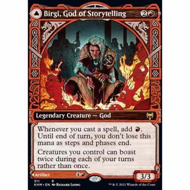 Birgi, God of Storytelling // Harnfel, Horn of Bounty - Birgi, Dea dei Cantastorie // Harnfel, Corno dell'Abbondanza - [XKHM][NM]