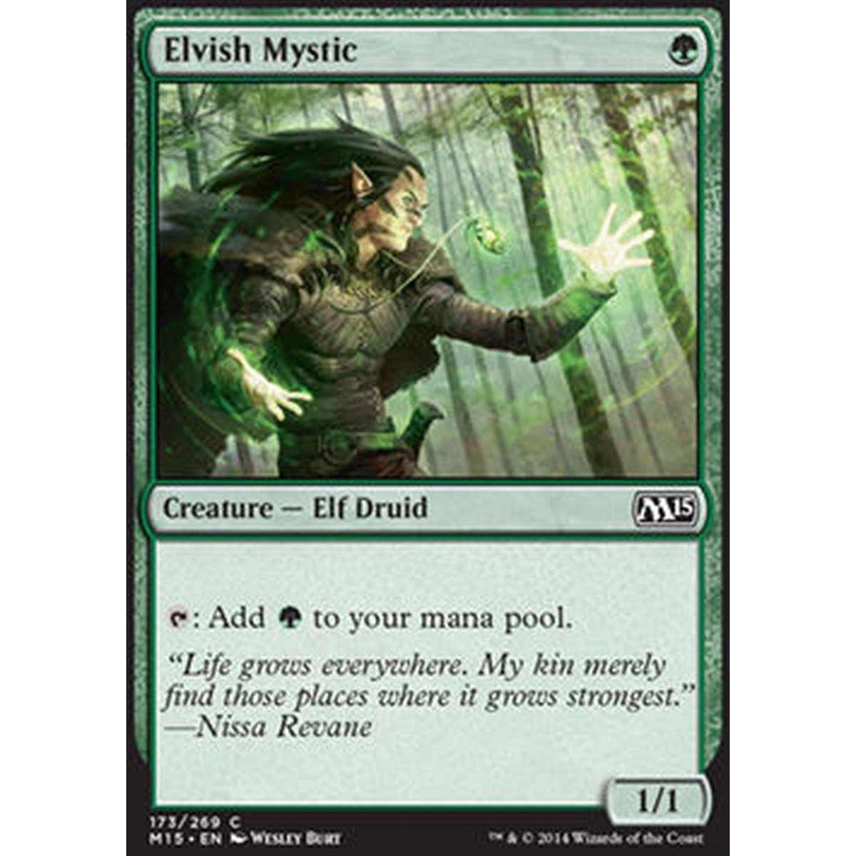 Elvish Mystic - Elfo Mistico - [M15][EX]