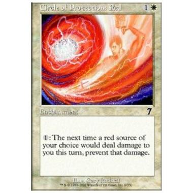 Circle of Protection: Red - Circolo di Protezione: Rosso - [7ED][EX]