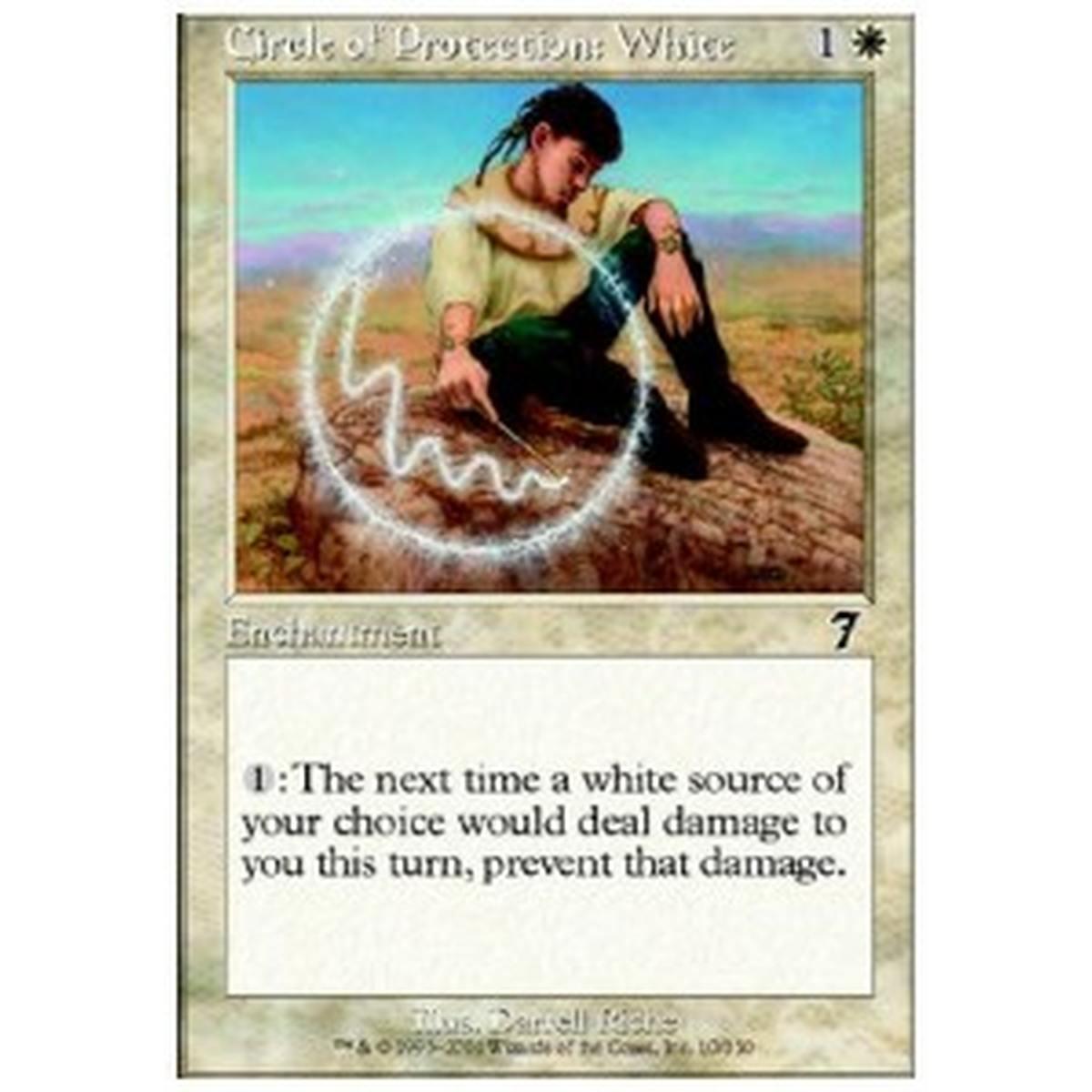Circle of Protection: White - Circolo di Protezione: Bianco - [7ED][EX]