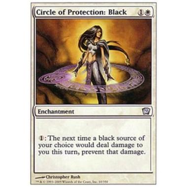 Circle of Protection: Black - Circolo di Protezione: Nero - [9ED][EX]