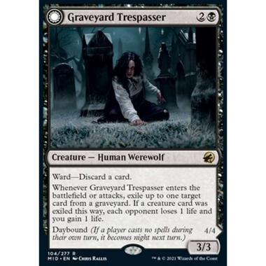 Graveyard Trespasser // Graveyard Glutton - Graveyard Trespasser // Graveyard Glutton - [MID][EX]