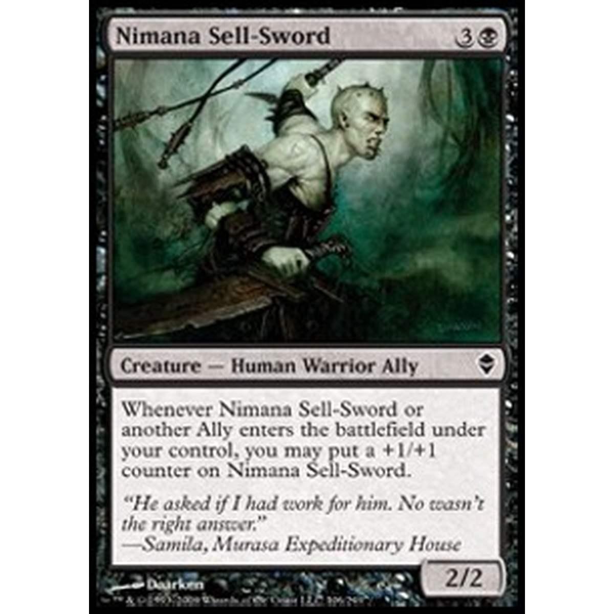 Nimana Sell-Sword - Prezzolato di Nimana - [ZEN] [NM]