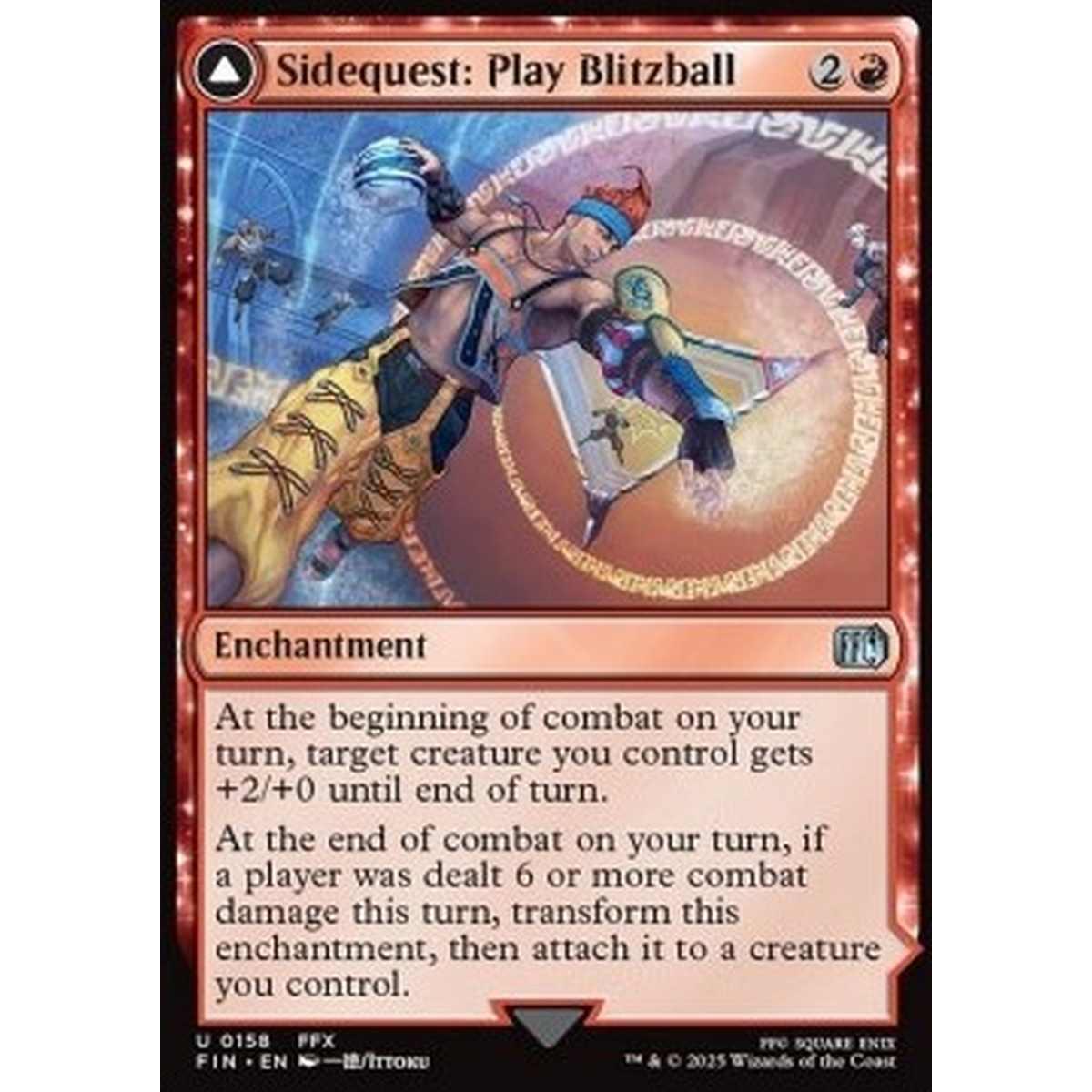 Sidequest: Play Blitzball // World Champion, Celestial Weapon - Sidequest: Play Blitzball // World Champion, Celestial Weapon - [FIN][NM] [Foil]