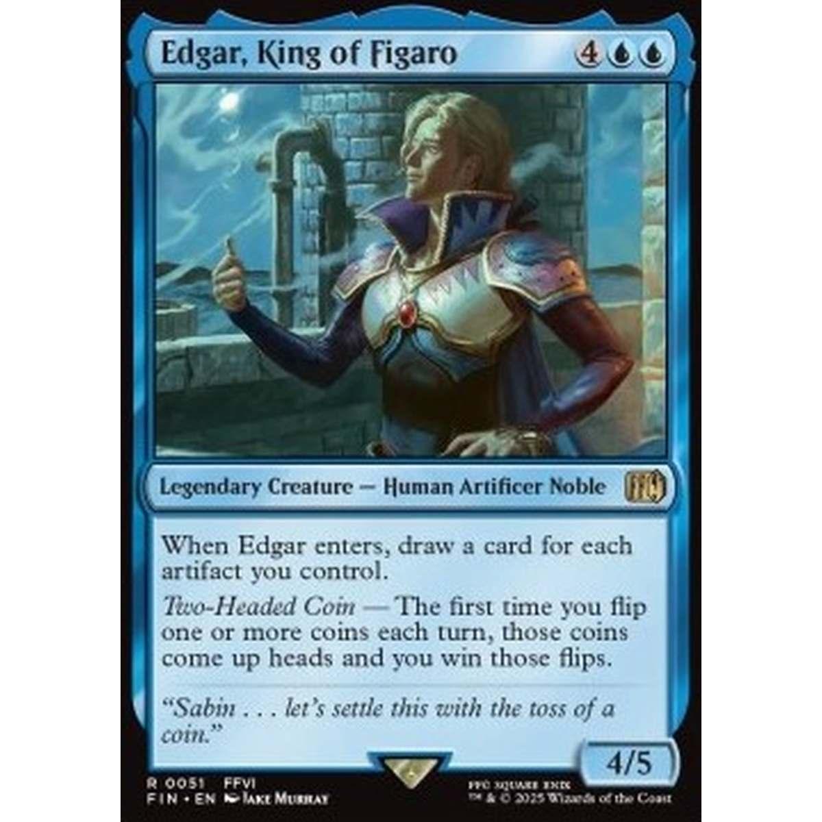 Edgar, King of Figaro - Edgar, King of Figaro - [FIN][NM] [Foil]